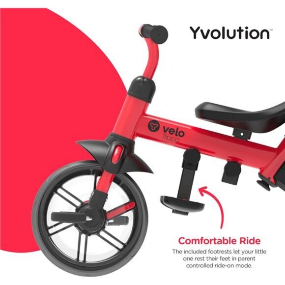 Yvolution 3 in 1 Toddler Trike Y Velo Flippa Push Tricycle Toddler Balance Bike - Picture 3 of 6